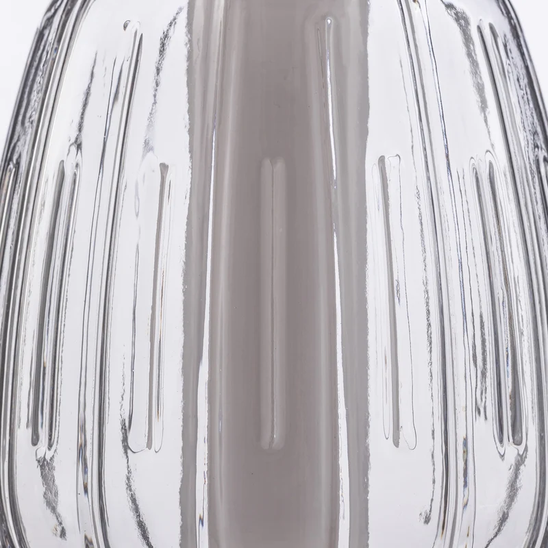 B-Ware Lucande Pendelleuchte Hängeleuchte LED Glas grau weiß Wohnzimmer Essbereich K299