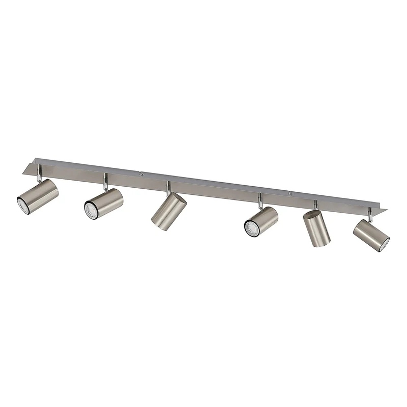 B-Ware Lindby Joffrey Deckenstrahler Deckenleuchte Deckenlampe Leuchte LED 6-fl. nickel