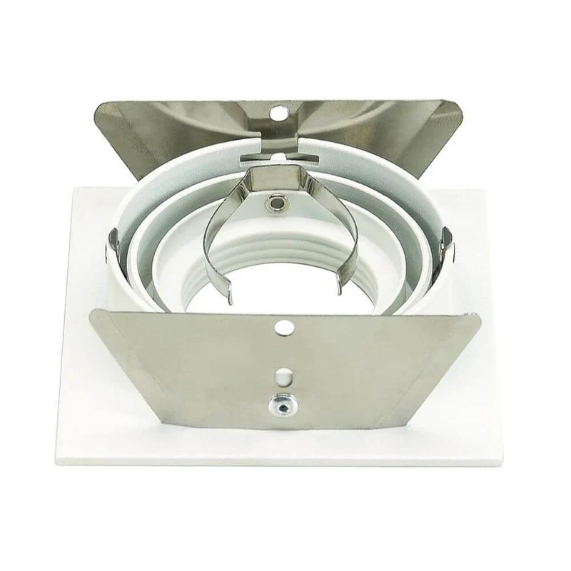 New Tria I GU10 Downlight Square Weiß max. 50W inkl. Blattfedern