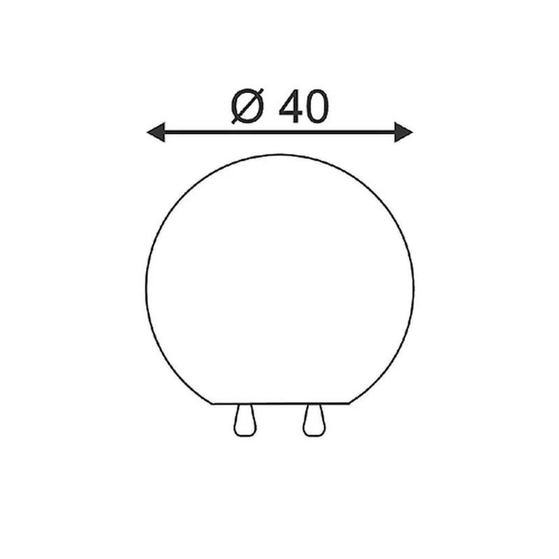 RotoBall Floor 40 Außenleuchte weiß E27 max. 24W IP44