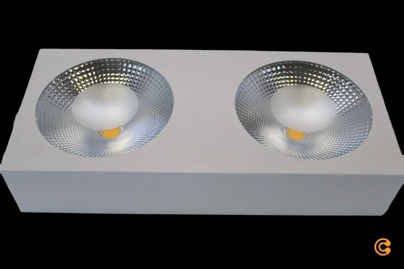 B-Ware Lampenwelt Sonja 2-fl. LED-Deckenlampe weiß easydim Deckenlampe Lampe Leuchte