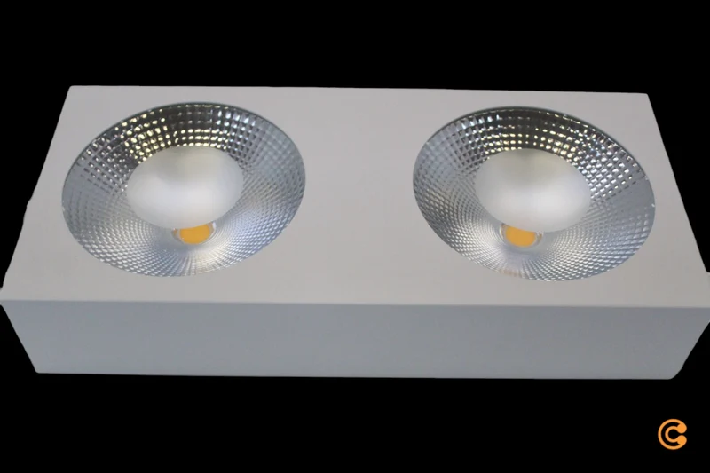 B-Ware Lampenwelt Sonja 2-fl. LED-Deckenlampe weiß easydim Deckenlampe Lampe Leuchte