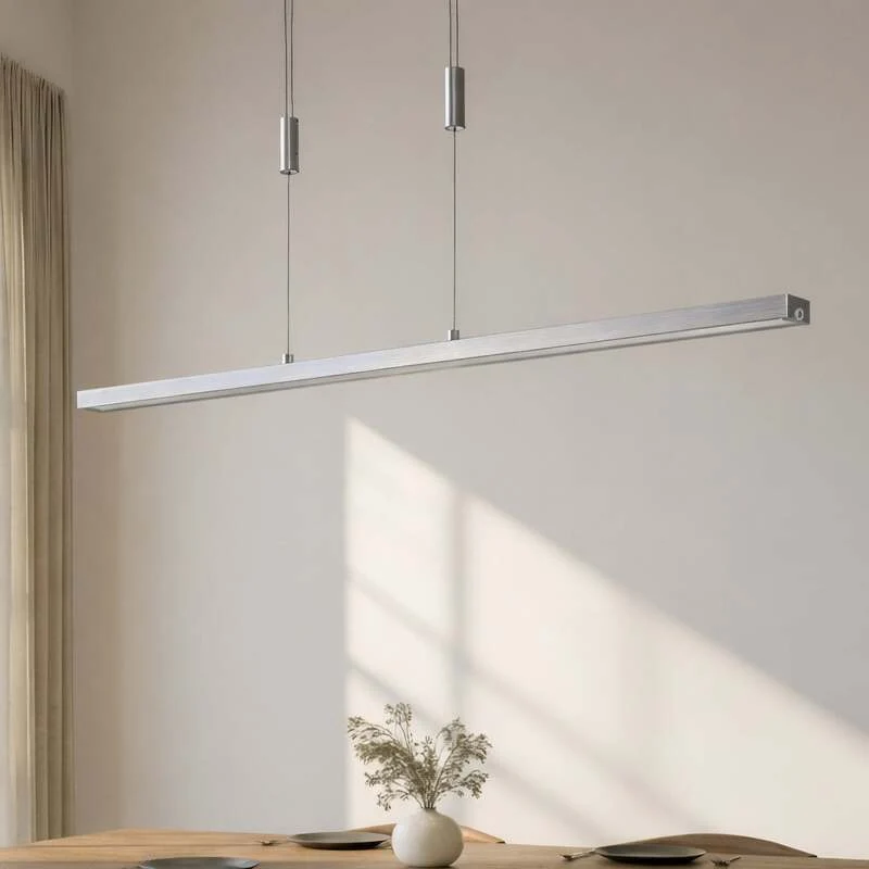 B-Ware LED Hängeleuchte Pendelleuchte Lucande Myron Aluminium Touch SIEHE TEXT/FOTO