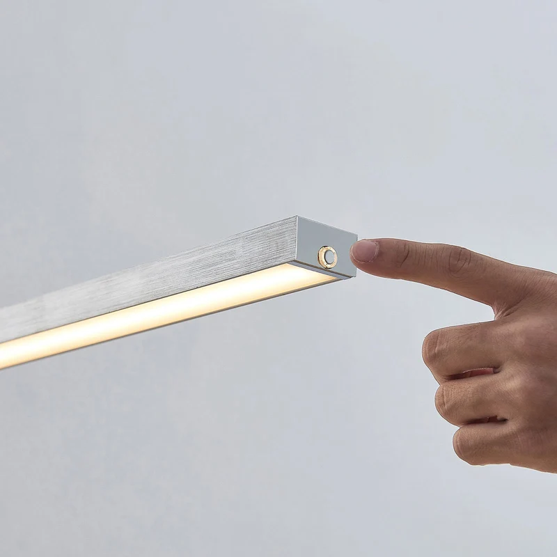 B-Ware LED Hängeleuchte Pendelleuchte Lucande Myron Aluminium Touch SIEHE TEXT/FOTO