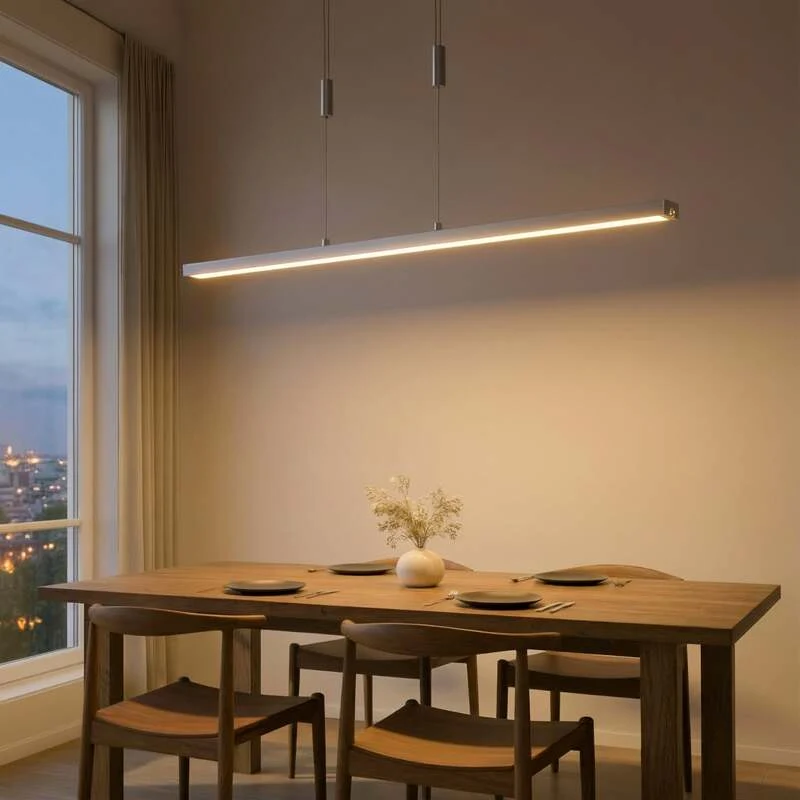 B-Ware LED Hängeleuchte Pendelleuchte Lucande Myron Aluminium Touch SIEHE TEXT/FOTO