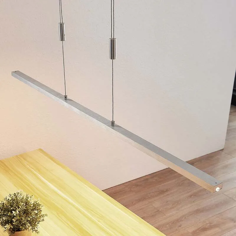 B-Ware LED Hängeleuchte Pendelleuchte Lucande Myron Aluminium Touch SIEHE TEXT/FOTO