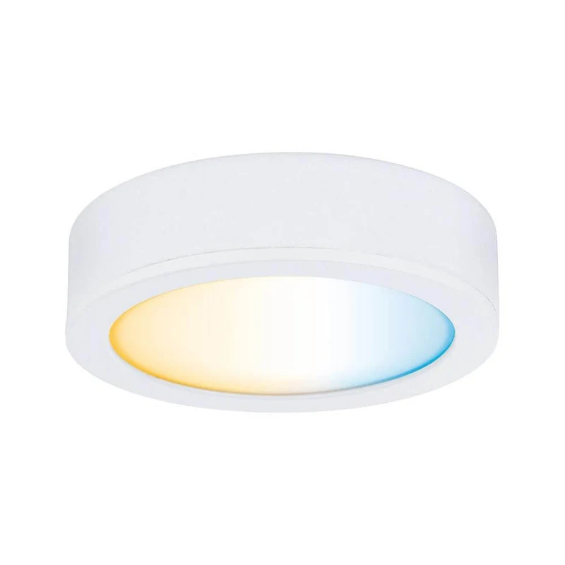 Clever LED Spot Disc Dim-to-Warm Weiß-Matt