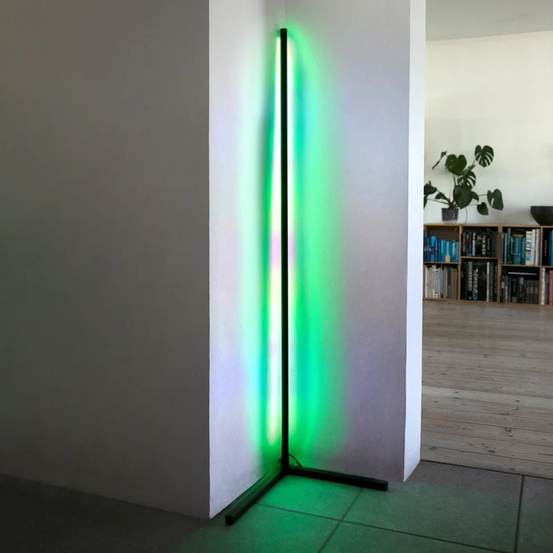 B-Ware Lite Bulb Moments Stehleuchte Stehlampe LED RGB schwarz WLAN App Alexa 140 cm