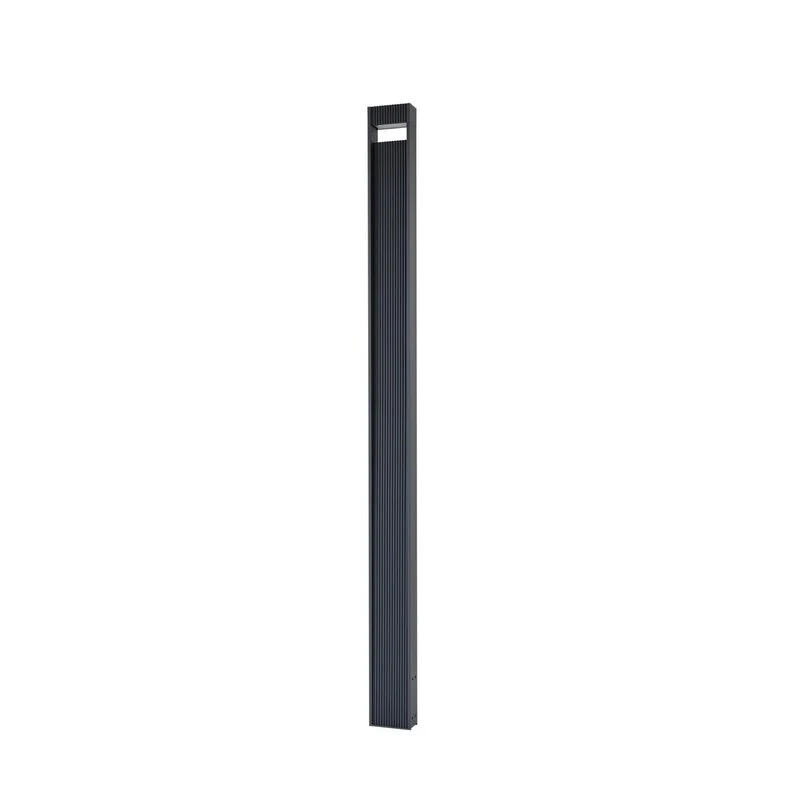 B-Ware Lucande LED-Außenleuchte Tavion Gartenlampe 230cm Lampe anthrazit Aluminium IP65