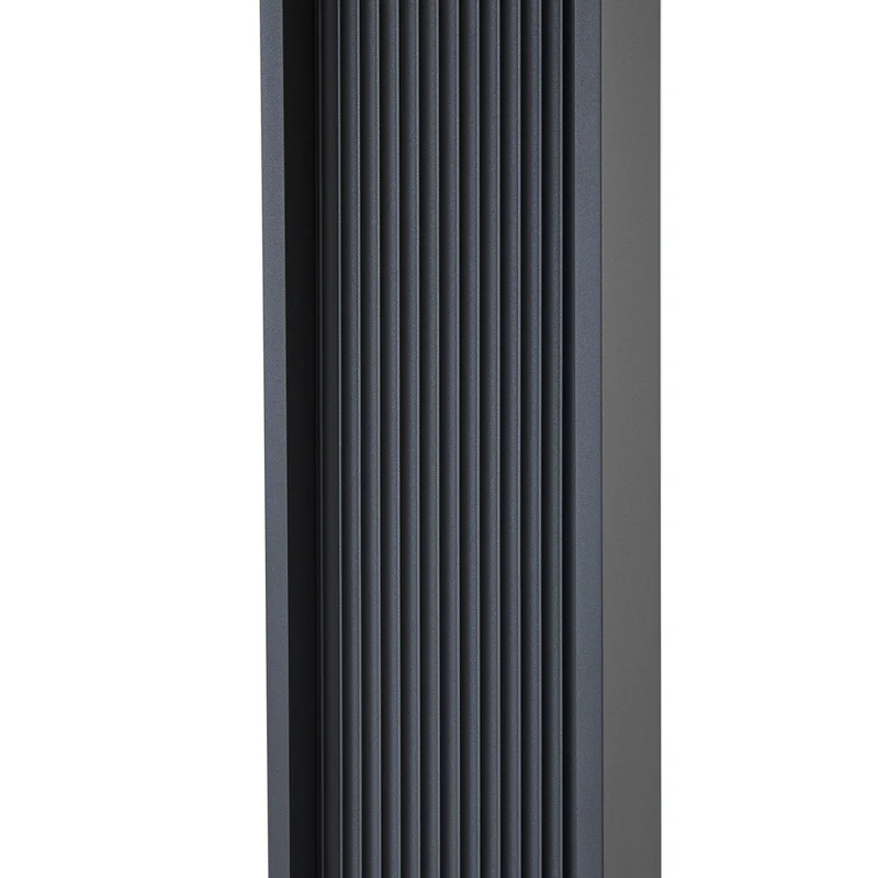 B-Ware Lucande LED-Außenleuchte Tavion Gartenlampe 230cm Lampe anthrazit Aluminium IP65