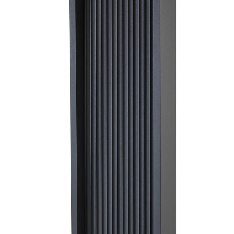 B-Ware Lucande LED-Außenleuchte Tavion Gartenlampe 230cm Lampe anthrazit Aluminium IP65