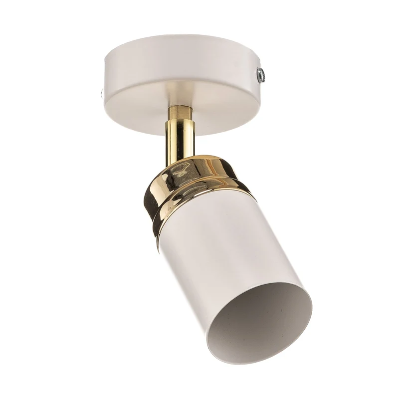 B-Ware Reno Deckenspot Deckenstrahler Spot Lampe Leuchte weiß gold einflammig