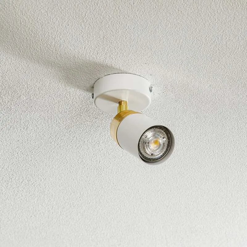 B-Ware Reno Deckenspot Deckenstrahler Spot Lampe Leuchte weiß gold einflammig