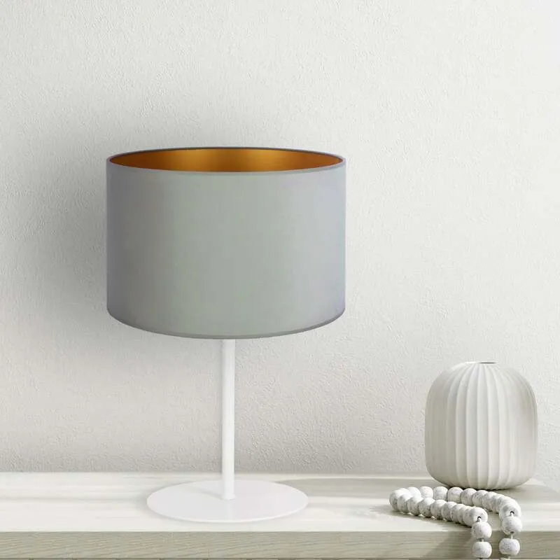 B-Ware Euluna Tischlampe Golden Roller Büroleuchte Schreibtischlampe E14 mintgrün g13