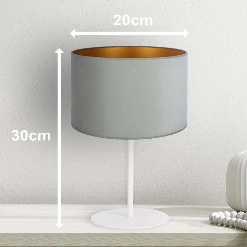 B-Ware Euluna Tischlampe Golden Roller Büroleuchte Schreibtischlampe E14 mintgrün g13