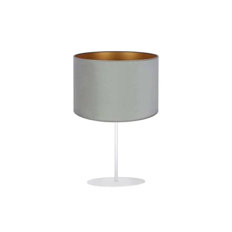 B-Ware Euluna Tischlampe Golden Roller Büroleuchte Schreibtischlampe E14 mintgrün gold