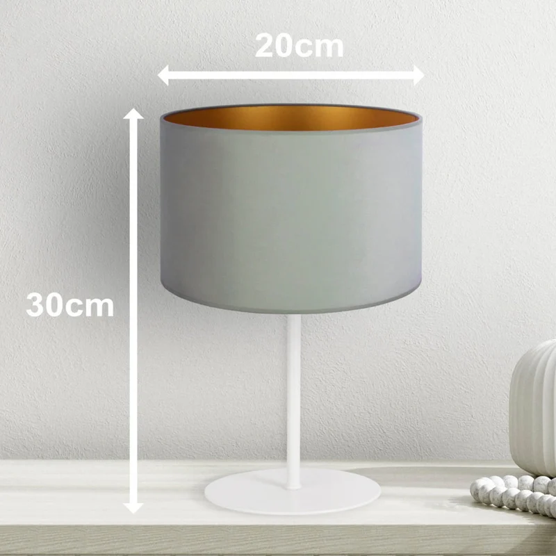 B-Ware Euluna Tischlampe Golden Roller Büroleuchte Schreibtischlampe E14 mintgrün gold