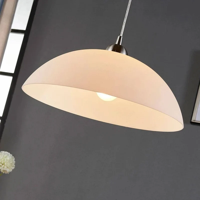 B-Ware Lindby Hängeleuchte Valeria LED Pendelleuchte Lampe dimmbar weiß Ø40cm 18cm