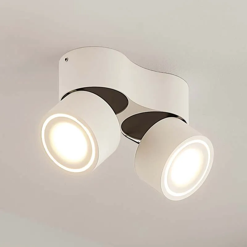 B-Ware Arcchio Deckenstrahler Rotari LED Strahler dimmbar 2-flg warmweiß 1362lm weiß