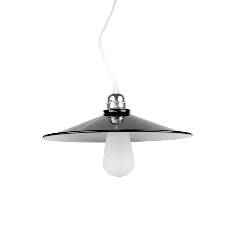 B-Ware SEGULA Pendelleuchte Hängeleuchte Metall schwarz Concav E27 LED Ø 12 cm Leuchte