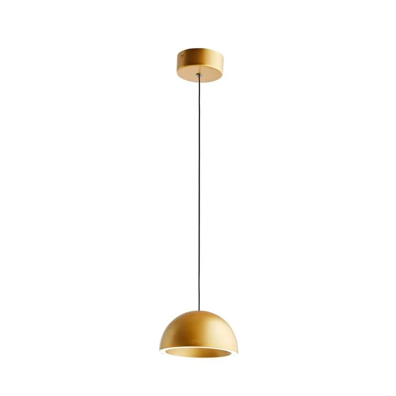 B-Ware LOOM DESIGN Hängelampe Pendelleuchte Curve LED gold Aluminium Lampe Ø 14 cm