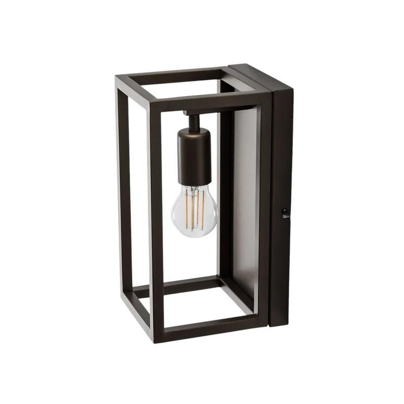 B-Ware Wandleuchte Wandlampe Frame titan gold Stahl E27 LED Lampe 30 cm innen Lampe