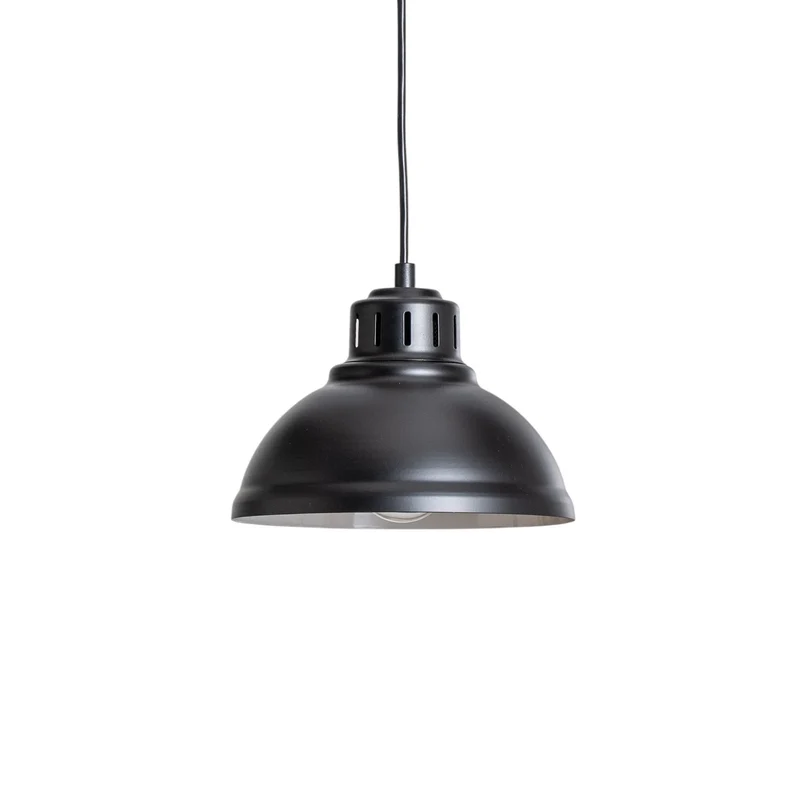 B-Ware Hängeleuchte Sven Pendelleuchte Lampe Schwarz Stahl E27 LED Fassung fünfflammig