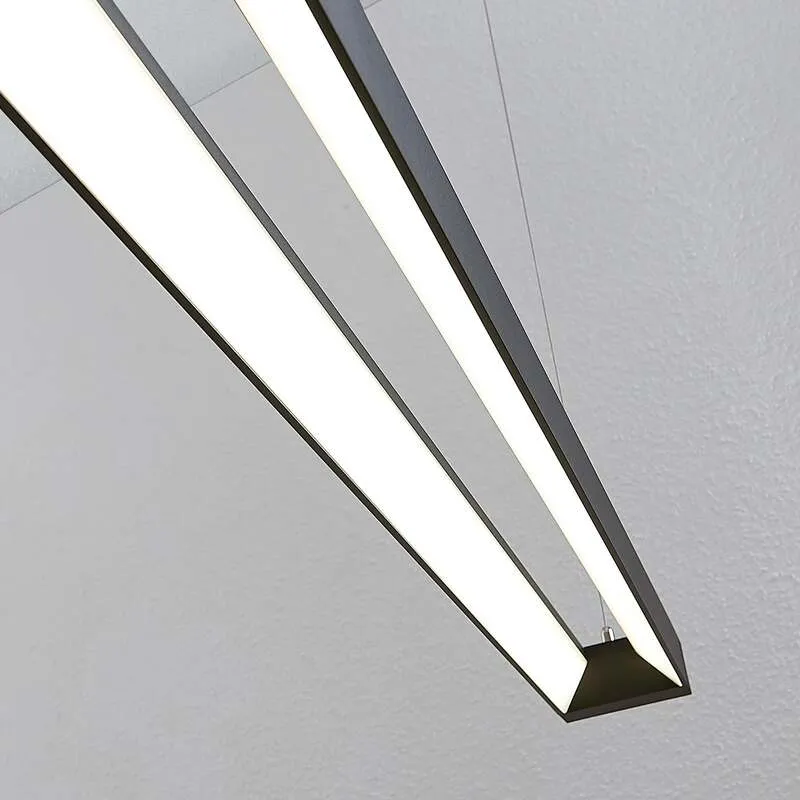 B-Ware Arcchio Pendelleuchte Hängeleuchte Cuna LED Lampe schwarz 122cm Metall 3200Lumen