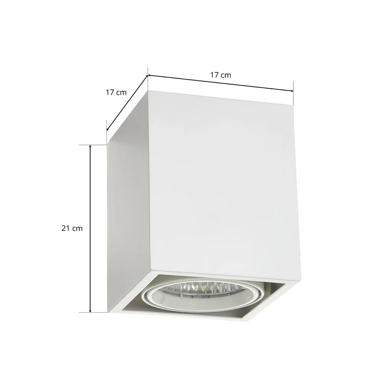 B-Ware Arcchio Deckenleuchte Lampe LED Cirdan weiß Leuchte Aluminium Kunststoff
