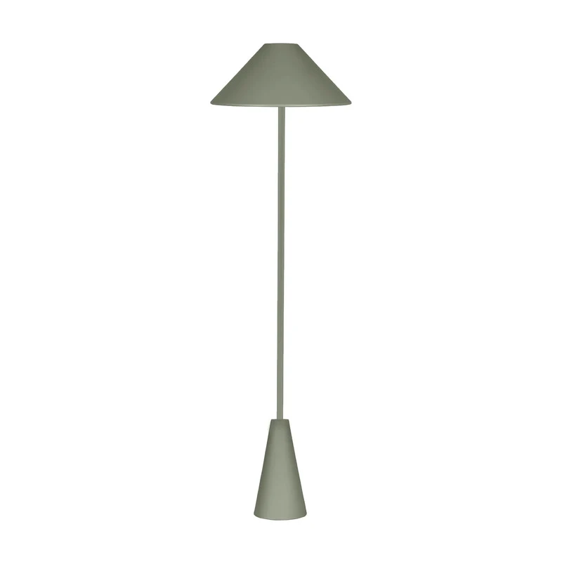 B-Ware Globen Lighting Stehleuchte Standleuchte Cannes grün Metall 140 cm E27 LED Lampe