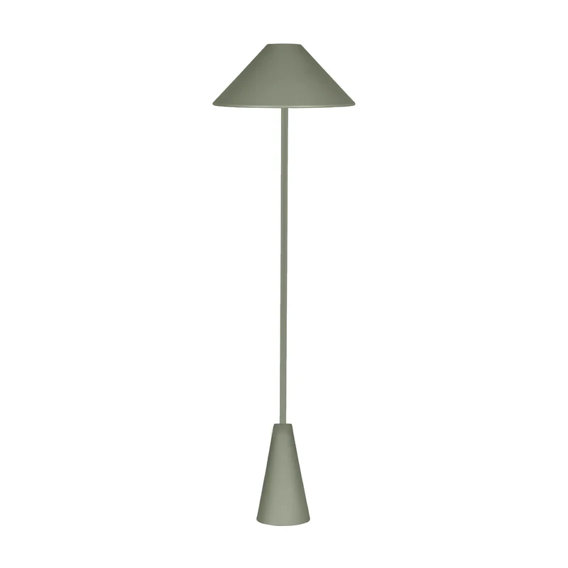 B-Ware Globen Lighting Stehleuchte Standleuchte Cannes grün Metall 140 cm E27 LED Lampe