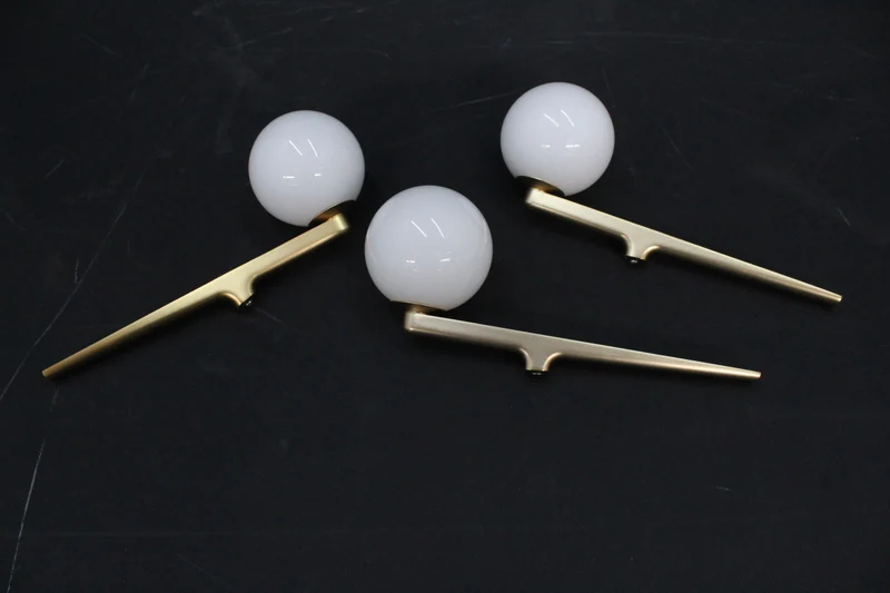 B-Ware Artemide Pendelleuchte Hängelampe Yanzi LED schwarz messing weiß Glas dimmbar