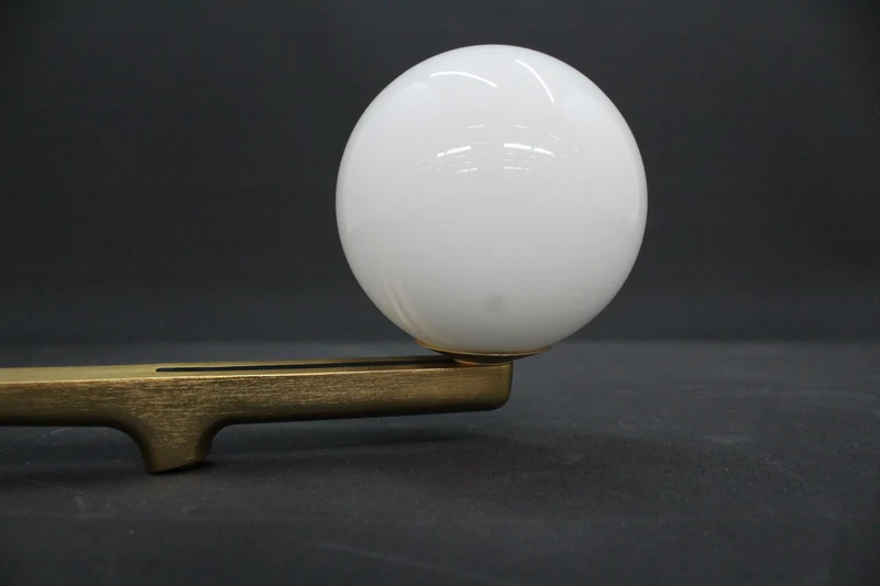 B-Ware Artemide Pendelleuchte Hängelampe Yanzi LED schwarz messing weiß Glas dimmbar