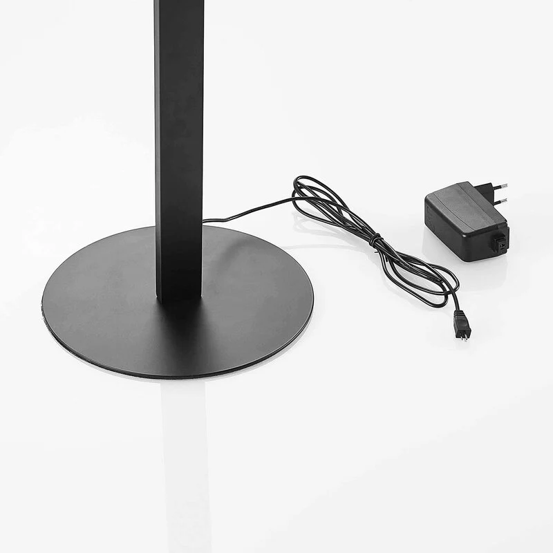 B-Ware Lindby Welina LED-Stehleuchte Standlampe Stehlampe Standleuchte gedreht schw256