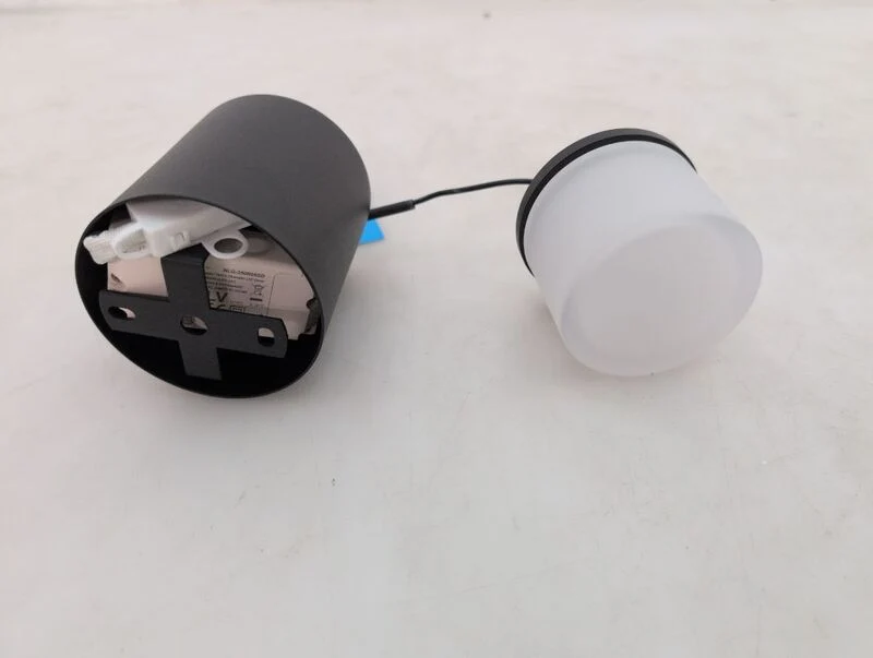 B-Ware Paul Neuhaus Pendelleuchte Hängeleuchte Rika LED dimmbar schwarz transparent