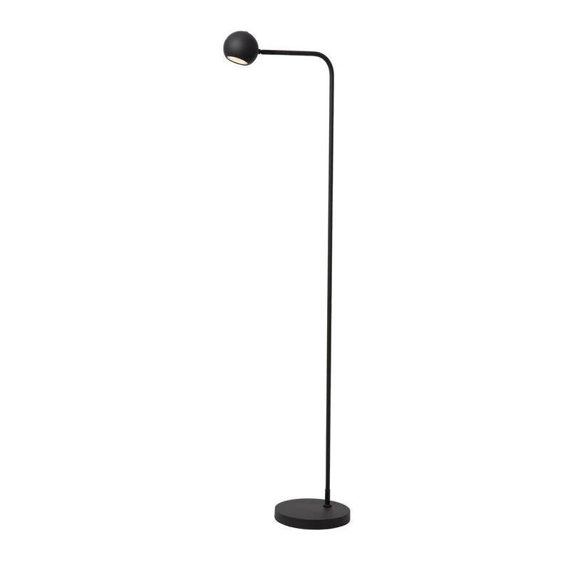 B-Ware LED-Akku-Stehleuchte Comet schwarz 3-stepDim 138 cm Lucide warmweiß 3 W