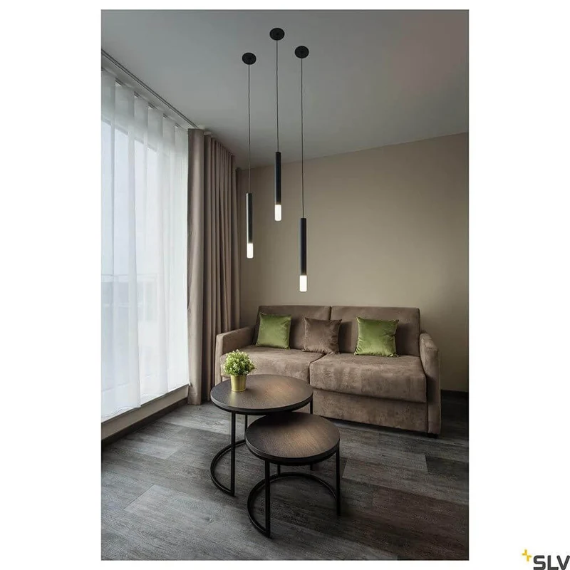 Helia Ambient 35 LED Pendelleuchte Schwarz ohne Baldachin