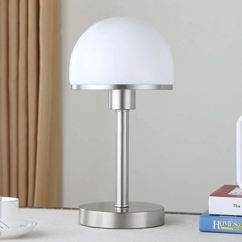 B-Ware Lindby Tischleuchte Jolie LED Lampe Tischlampe Touchfunktion nickel 39cm Höhe