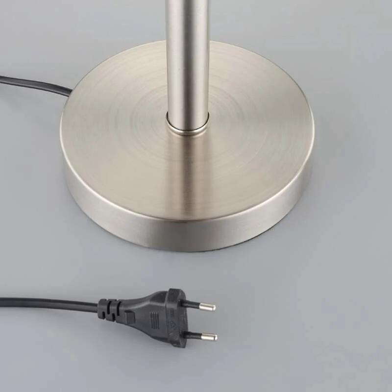 B-Ware Lindby Tischleuchte Jolie LED Lampe Tischlampe Touchfunktion nickel 39cm Höhe