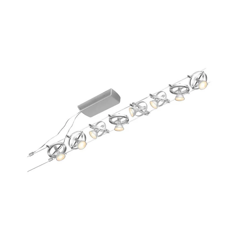 CorDuo Seilsystem Cardan Basis-Set 8-flammig Chrom-Matt