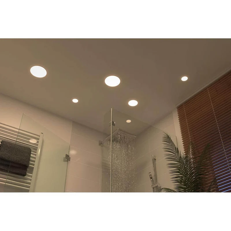 VariFit LED Einbaupanel Veluna Ø 12,5cm Satiniert