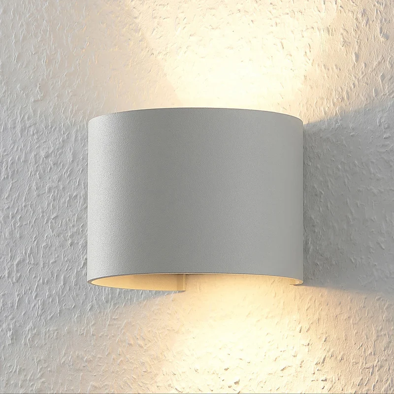 B-Ware Arcchio Wandleuchte Zuzana LED Wandlampe dimmbar Aluminium weiß 13cm breit