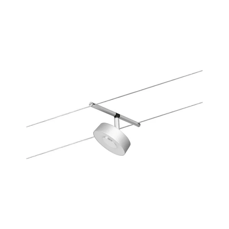 CorDuo LED Seilsystem Circle Einzelspot Chrom-Matt