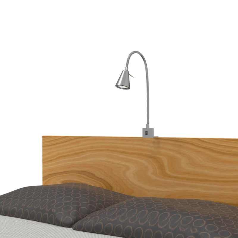 B-Ware Briloner LED Wandleuchte Wandlampe Tuso Flexarm Nickel matt Leselampe
