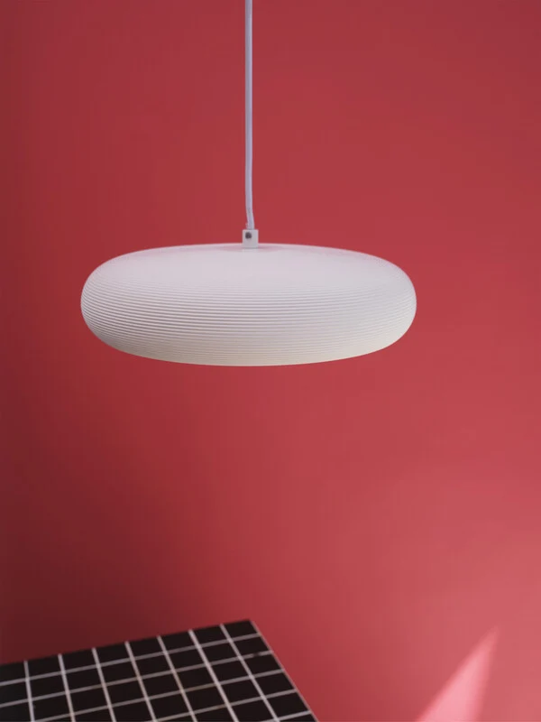 B-Ware LEDVANCE Pendelleuchte Hängelampe Dekor Gips E27 LED Pure Weiß Innenraum Lampe