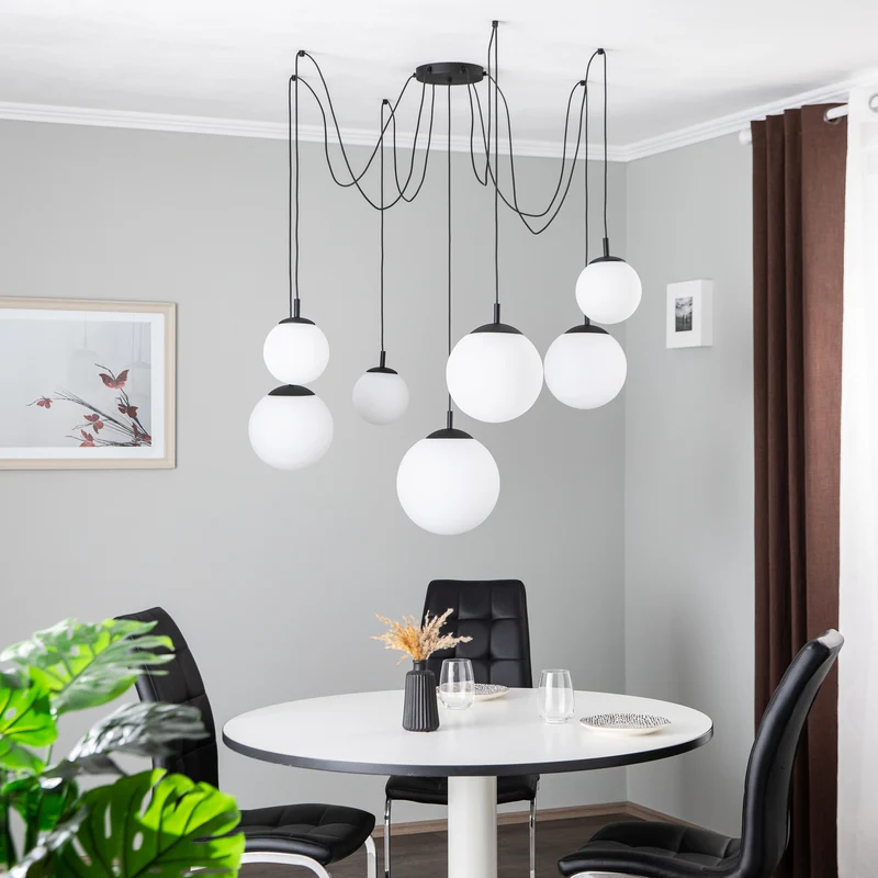 B-Ware Hängeleuchte Esme Opalglas 7-flg dezentral Deckenlampe Leuchte SIEHE TEXT/FOTO