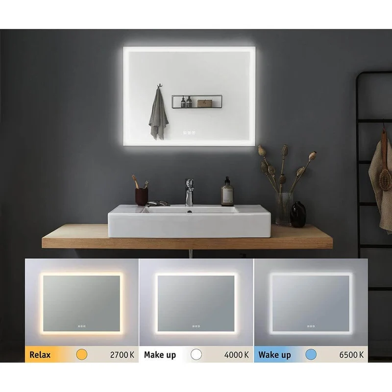 HomeSpa LED Leuchtspiegel Mirra Heiz-Funktion & CCT-Dimmbar