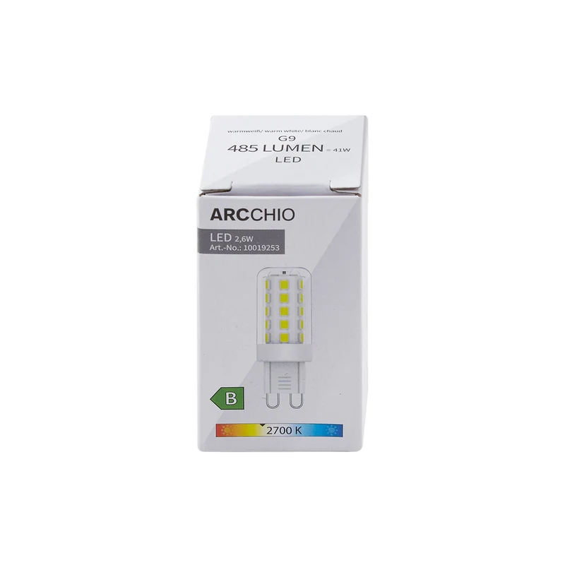 7x B-Ware Arcchio LED-Leuchtmittel G9 2,6 W klar 2.700 K 485 lm Stiftleuchte Leuchte 7 ST