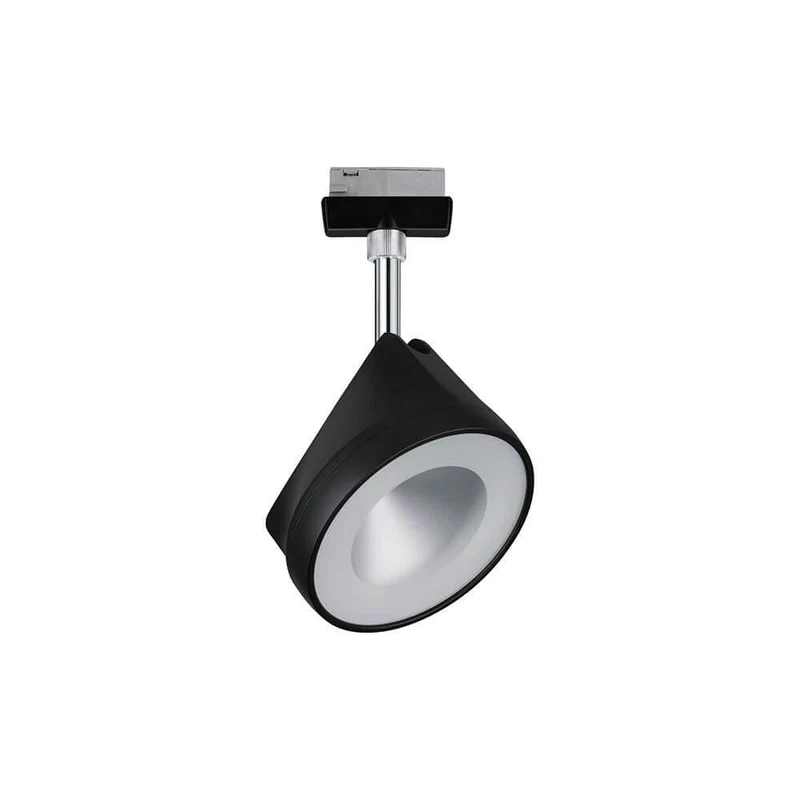 U-Rail LED Schienenspot Arena Einzelspot Dimmbar Schwarz-Matt, Chrom