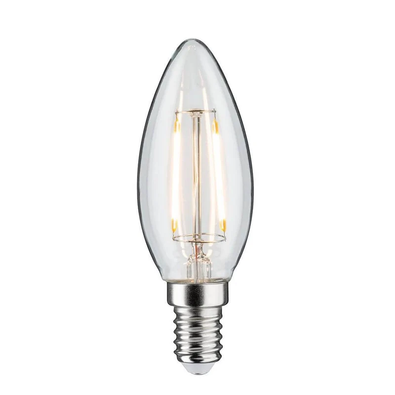 E14 LED Kerze Filament 2W 3000K 24V dimmbar Klar